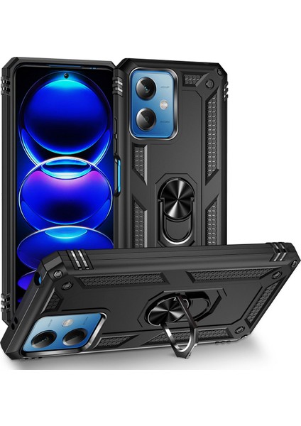 Xiaomi Redmi Note 12 5g Kılıf Ata Vega Kapak-Siyah