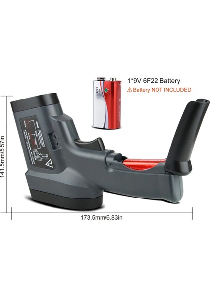 Kaemeasu Temassız Termometre Endüstriyel Yüksek Sıcaklık Termometresi Dijital Renkli Ekran Kızılötesi Termometre (Yurt Dışından) fırsatları