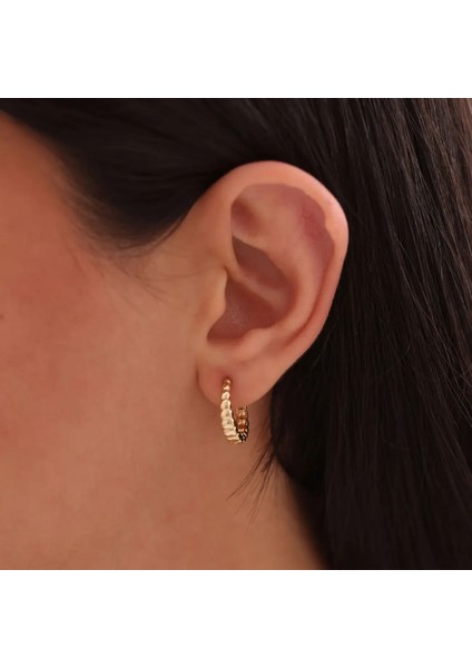 Burgu Bombe Halka Altın Küpe fırsatları