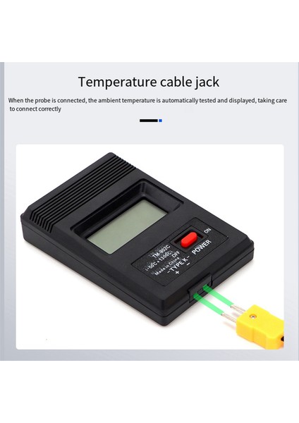 Tm -902C K Tip Dijital LCD Sıcaklık Dedektörü -50 ℃ -1300 ℃ Termometre Endüstriyel Termodetektör Ölçer (Yurt Dışından) modelleri