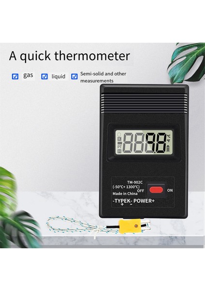 Tm -902C K Tip Dijital LCD Sıcaklık Dedektörü -50 ℃ -1300 ℃ Termometre Endüstriyel Termodetektör Ölçer (Yurt Dışından) indirimleri