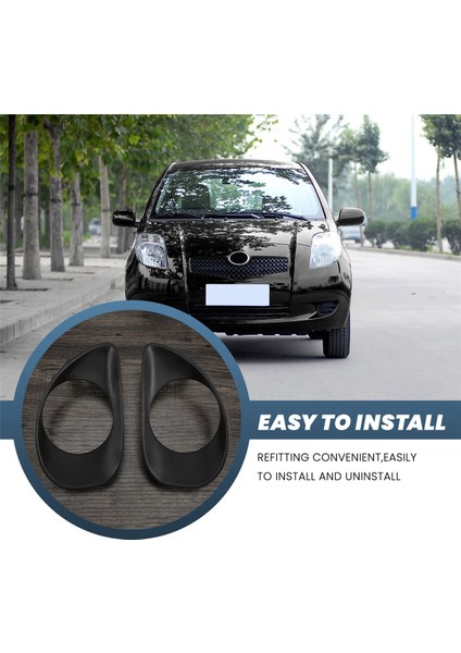 Toyota Yaris Için Sis Lambası Gölgesi ile Araba Ön Tampon 2 Kaplı Hatchback 2007-2013 (Yurt Dışından) fiyatları