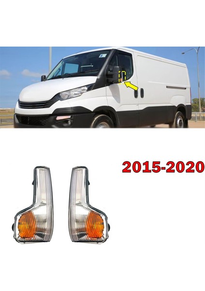 Otomatik Dikiz Aynası Dönüş Sinyali Işıkları Iveco Günlük 2015-2020 L &amp; R Için Ampul Olmadan Ters Gösterim Lambası Muhafazası (Yurt Dışından)