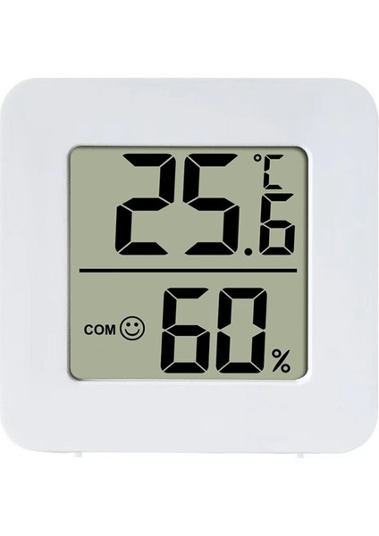 5 Paket Mini Dijital LCD Ekran Sıcaklık Nem Metre Sensör Duvarı Montajlı Kapalı Oda Hava Durumu Araçları (Yurt Dışından) fırsatları