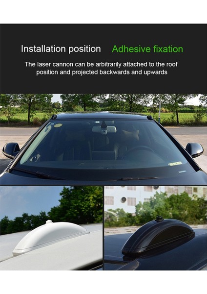 Araba Uzaktan Navigasyon Işığı Yüksek Hız Yardım Uyarı Işığı Beyaz (Yurt Dışından)