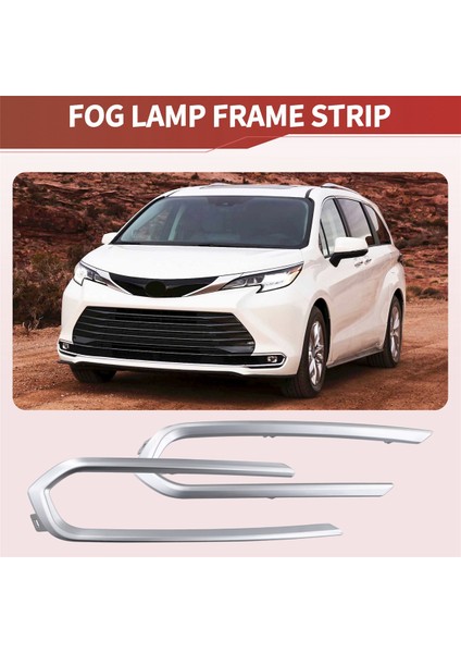 Toyota Sienna 2021-2024 Ön Alt Tampon Grille Kalıplama 53124-08010 53123-08010 (Yurt Dışından) indirimleri