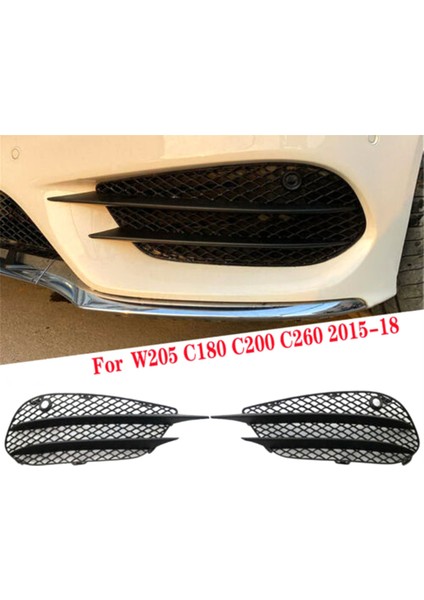 Ön Tampon Sis Lambası Hava Havalandırma Izgara Kapağı Mercedes-Benz C-Class W205 C180 C200 C260 2015-2018 2058552523 (Yurt Dışından) fırsatları