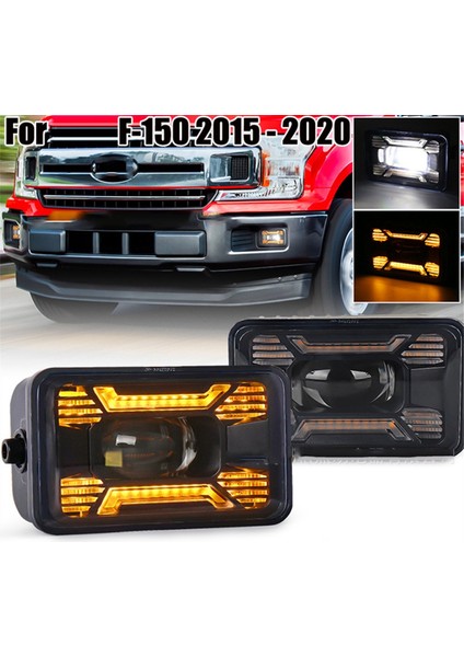 2pcs Ford F150 Için Yeni Model Özel Sis Lambası 2015-2016-2017-2018-2019 Modifikasyon Ön Sisli Işık Araç LED (Yurt Dışından) fırsatları