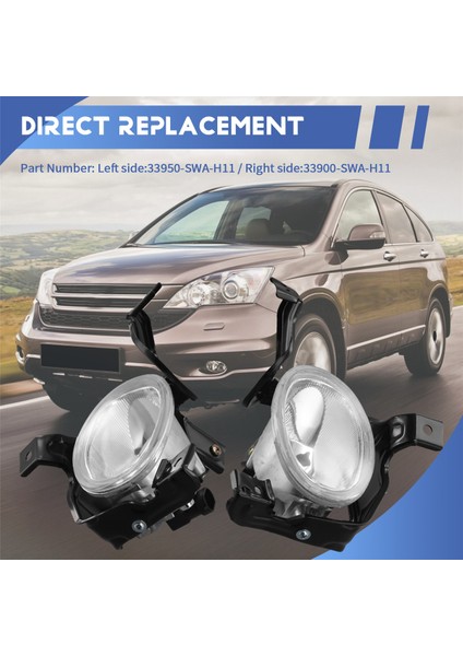 Honda Crv Için Ön Tampon Sis Lambası Işığı 2011 2011 Sisli Araç Aksesuarları 33950-SWA-H11 33900-SWA-H11 (Yurt Dışından) fırsatları