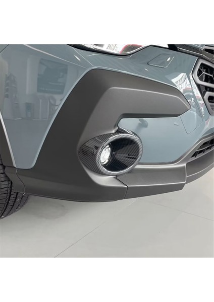 Subaru Crosstrek Için 2023 2024 Araba Ön Sis Lambası Lambası Kapağı Trim Aksesuarları Abs Karbon Fiber (Yurt Dışından) indirimleri