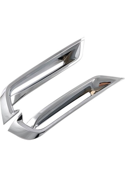 Araba Krom Gümüş Ön Tampon Alt Izgara Döşeme Şeritleri Sis Işık Çerçevesi Kapak Trim Honda Hrv Hr-V 2021 2022 2023 (Yurt Dışından) modelleri