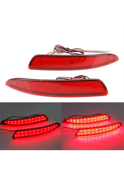 LED Fren Lambası Tampon Lambası Arka Tampon Işaret Lambası Kırmızı (Yurt Dışından) indirimleri