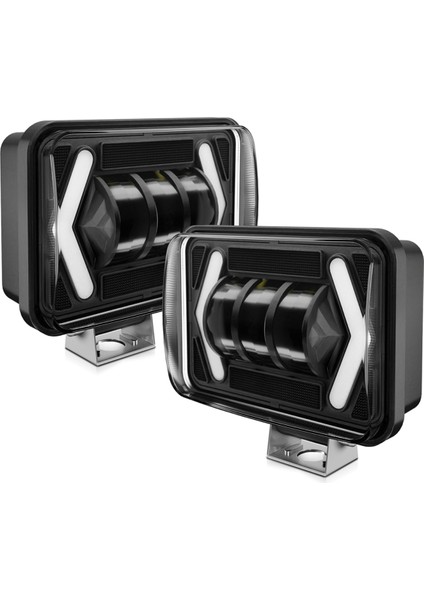 4.5 In LED Işık Pod'ları Offroad LED Sürüş Işığı 80W 8000LM Spot Işığı (Yurt Dışından) fırsatları