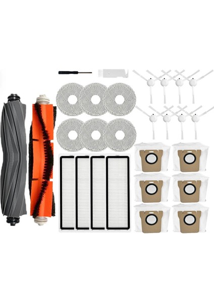 Xiaomi Mijia Için Omni 1s B101CN B116 X10+ Parçalar Dreame L10S Ultra / S10 Pro Ana Yan Fırça Hepa Filtre Mop Toz Çantaları (Yurt Dışından)