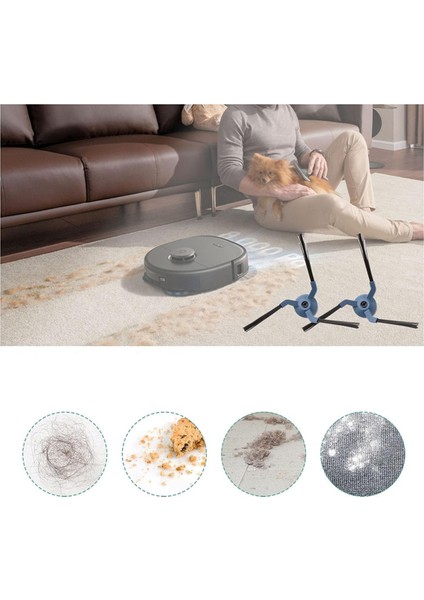 Eufy X10/X10 Pro Omni Vakum Temizleyici Ana Yan Fırça Mop Bezi Filtre Toz Çantası Aksesuarları Yedek Parçalar (Yurt Dışından) modelleri