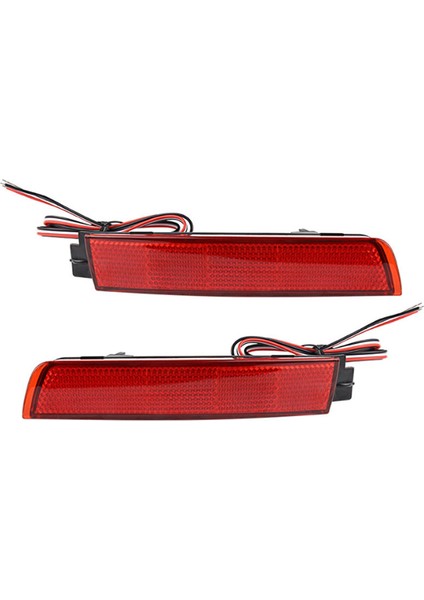 Araba Arka Tampon LED Kuyruk Fren Lambası Yansıtıcı Nissan Juke/murano/infiniti FX35 FX37 FX50 Için Açık Kırmızı Lens (Yurt Dışından)