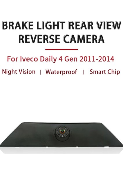 Ahd 1080P Araba Fren Işığı Arka Görünüm Iveco Günlük 4 Gen 2011-2014 Su Geçirmez Park Yedek Kamerası Için Ters Kamera (Yurt Dışından)