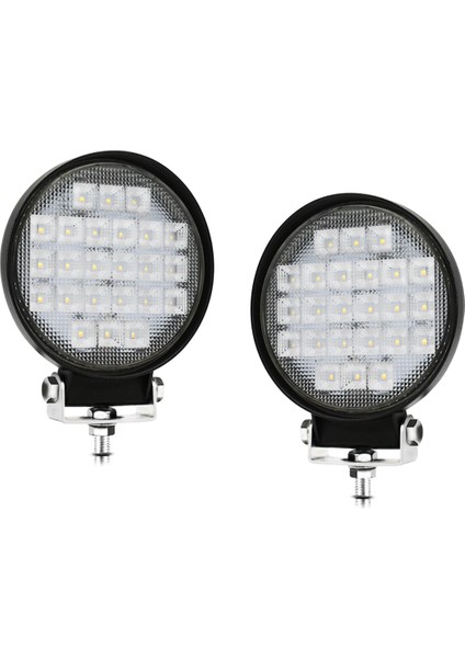 Inç Yuvarlak LED Çalışma Işığı 2 Adet 72W Sel Lambası (Yurt Dışından)