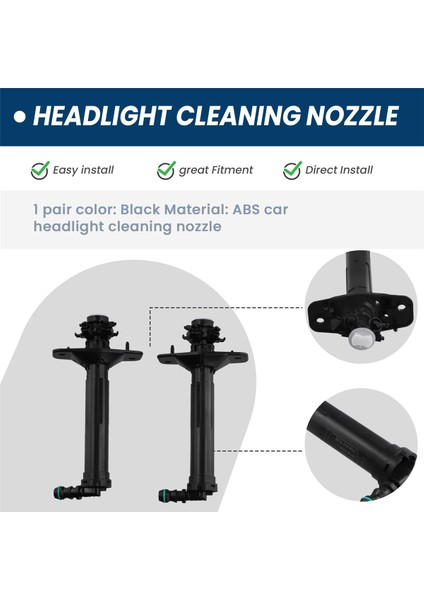 A7 2012-2015 Için Araba Far Temizleme Nozulu (Yurt Dışından) indirimleri
