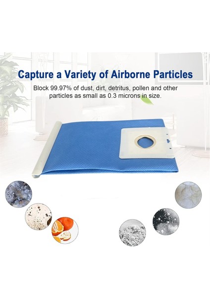 Samsung Için Toz Torbası DJ69-00420B Vakum Temizleyici Parçalar Büyük Kapasiteli Yedek Mavi Yeniden Kullanılabilir Toz Çanta Dikiş Çantası 8 Pcs (Yurt Dışından) modelleri