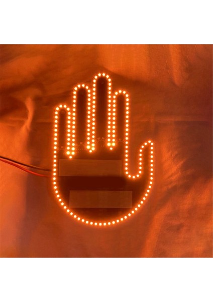 Uzaktan Kumandalı Araba Parmak Işığı Yol Öfkesi Işaretleri Parmak Hareketi Işığı (Yurt Dışından) fiyatları