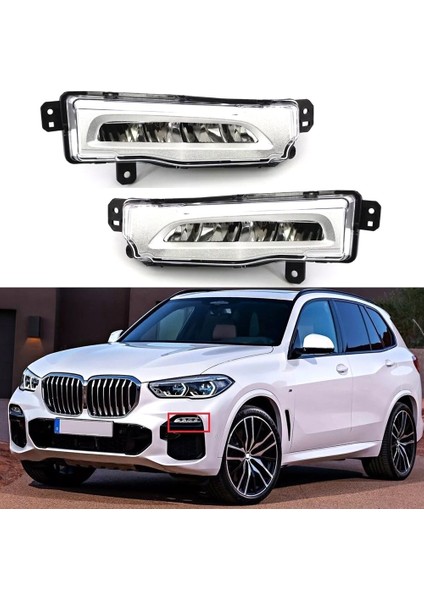 Araba LED Sis Farı Gündüz Farı 63177406365 Sol X5 Için (Yurt Dışından) fırsatları
