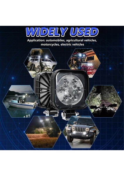 LED Işık Pod'ları Dikdörtgen LED Işık Araba Kamyon Atv Suv Off Road Için (Yurt Dışından) fiyatları