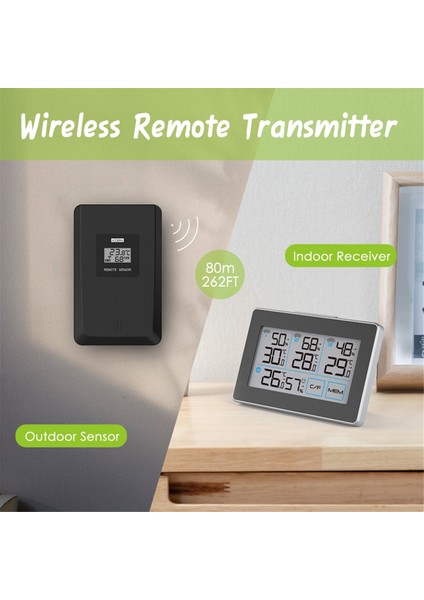 Sıcaklık ve Nem Sensörü Dijital Termometre Iç Mekan Higometre Sıcaklık Nem Dijital Hava Monitörü (Yurt Dışından) indirimleri