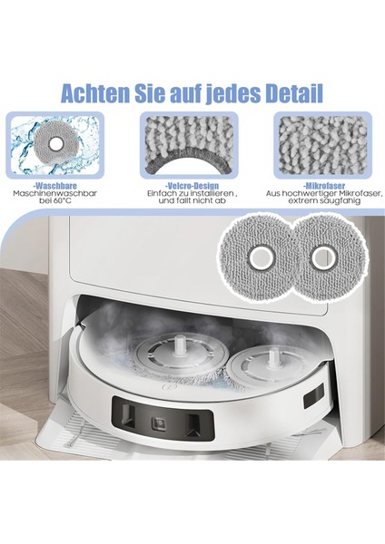 Ecovacs Deebot T20 Omnı / T20E Omnı / T20 Max / T20 Pro Ana Yan Fırça Hepa Filtre Mop Kumaş Tuz Torbaları Parçalar (Yurt Dışından) fiyatları