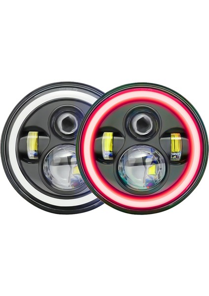 Inç Halo LED Far Hilo Beam Kırmızı (Yurt Dışından) indirimleri