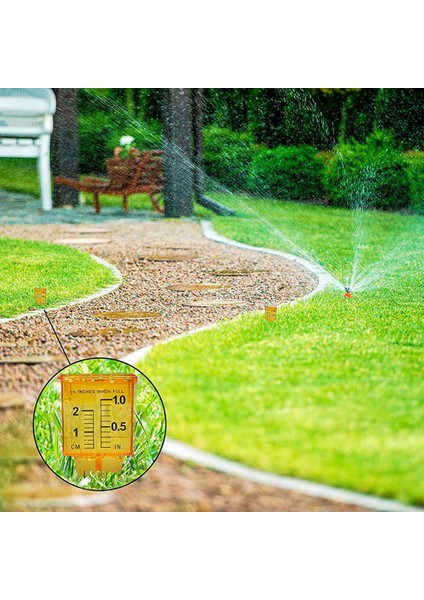 Çim ve Bahçe Suyu Ölçüm Aracı Geniş Ağız Için Yağmur Göstergesi Sprinkler Göstergesi (12 Paket) (Yurt Dışından) fiyatları