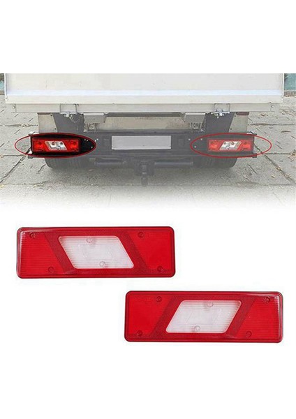 Transit Mk8 Kamyon 14-20 Için 1 Çift Pikap Arka Lambası Kapağı (Yurt Dışından) fırsatları