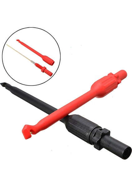 2pcs/set 4mm Tel Piercing Klips 10A Otomotiv Test Kurşun Kiti Otomotiv Tel Delinme Probu Delinme Ponks Ponks Teliback Prob Pimleri (Yurt Dışından) fırsatları