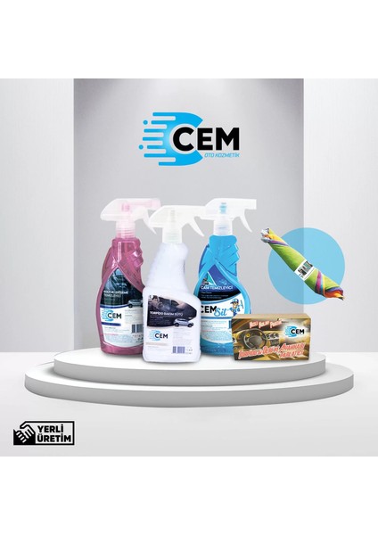CEM CAR CARE Oto İç Bakım ve Temizlik Seti