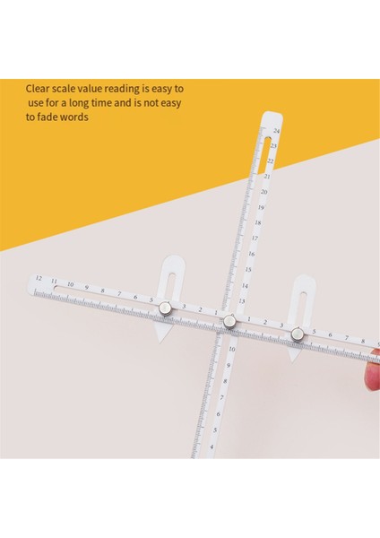 Seramik Ölçüm Kuralı Combo Tool Set Çok Fonksiyonlu Derinlik/kalınlık/kalibre Ölçüm Cetveli Çamur Araçları (Yurt Dışından) fiyatları