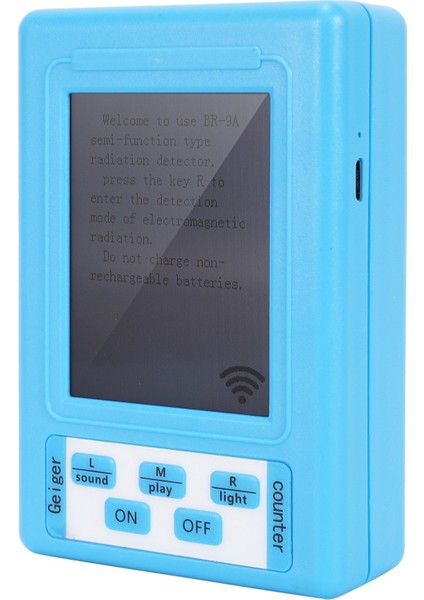 BR-9A Elde Taşınabilir Elektromanyetik Radyasyon Dedektörü Yüksek Hassasiyetli Elektromanyetik Radyasyon Test Cihazı (Yurt Dışından)