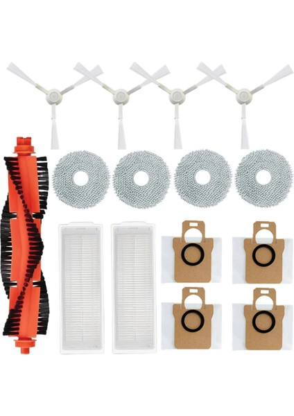 Xiaomi Mijia M30 Pro Yedek Millete Yan Fırçası Hepa Filtre Mop Bez Toz Torbası Yedek Parçalar (Yurt Dışından)