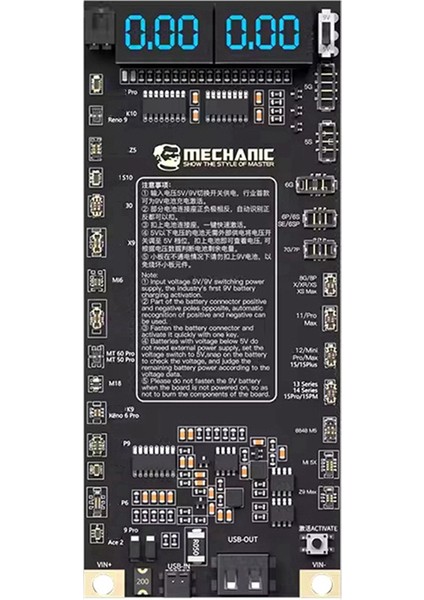 Mekanik F918 Pil Aktivasyon Algılama Kartını Iphone 5g-15 Pro Max Hw Android Için Hızlı Şarj (Yurt Dışından)