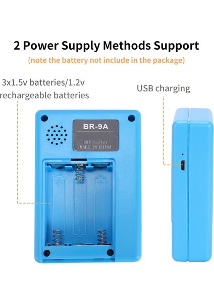 BR-9A Elde Taşınabilir Elektromanyetik Radyasyon Dedektörü Yüksek Hassasiyetli Elektromanyetik Radyasyon Test Cihazı (Yurt Dışından) indirimleri