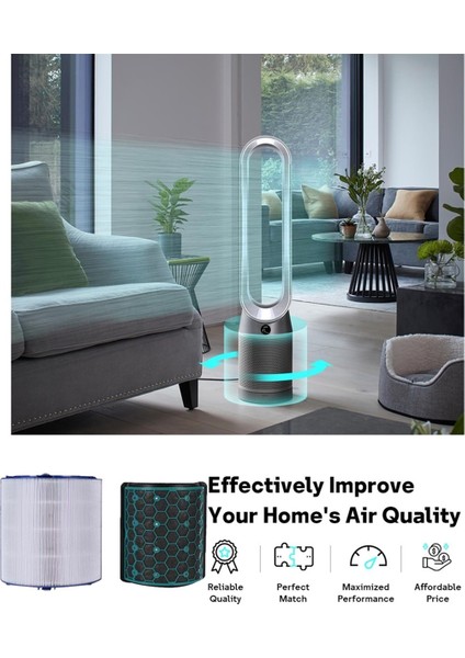 Dyson Pure Cool HP04 TP04 Hava Aracıcılığı Değişim Filtre Için Aktif Karbon Hepa Filtresi Bakterileri Çıkarır (Yurt Dışından) fırsatları