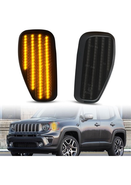 Jeep Renegade Bu 2014-2021 LED Ön Yan Marker Işık Dönüşü Sinyal Işık Dönüşüm Kiti 68256049AA CH2551134 (Yurt Dışından) fiyatları