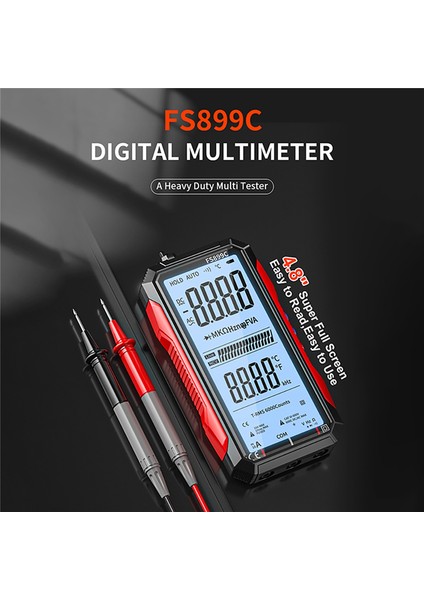 Dijital Multimetre 6000 Sayımlar Gerçek Ac/dc Ammetre Voltmetre Oto Sıcaklığı Ohm Hz Kapasitans Diyot Ncv Metre (Yurt Dışından) fırsatları