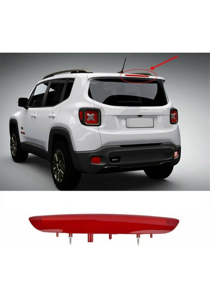 Jeep Renegade 2015-2020 Arka Park Sinyal Lambası Için Yüksek 3. Üçüncü Fren Işığı Yüksek Montaj Durma Uyarı Işığı 68247167AA (Yurt Dışından) fiyatları