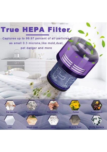 Dyson V11 V15 SV14 Vakum Temizleyici Aksesuarları Yıkanabilir Filtre+Temizleme Fırçası Için Yedek Filtreler (Yurt Dışından) fiyatları