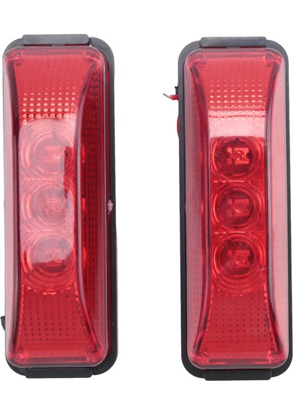 2pcs 24V 3.9inch 3 LED Kamyon Römorku Kırmızı Işık Ön LED Yan Işaretleme Işıkları Açıklık Göstergesi Lamba Su Geçirmez (Yurt Dışından) fiyatları