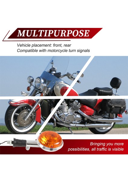 Motosiklet Amber Yuvarlak Turn Sinyalleri Işıklar Yamaha Yolu Yıldızı Virago V Star 85-99 2 Paket Için (Yurt Dışından) indirimleri