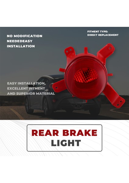 Hyundai Veloster Için 2013-2017 Araba Arka Tampon Reflektörü Işık Uyarı Freni Işık Sinyal Lambası 92406-2V500 Arka Sağ (Yurt Dışından)