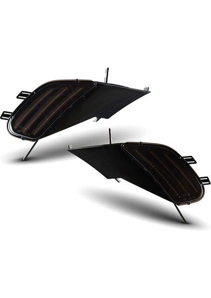 95563103310 95563103301 Dinamik LED Yan Işaretçi Işıkları Porsche Cayenne Için Sinyal Lambaları Dönüşü 955 2003-2006 Siyah (Yurt Dışından)