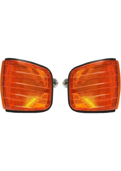 1paır Dön Sinyal Köşe Işık Kabuğu Mercedes Benz S-Serisi W126 1981-1991 Yan Köşe Işıkları Park Lambası Sarı (Yurt Dışından)