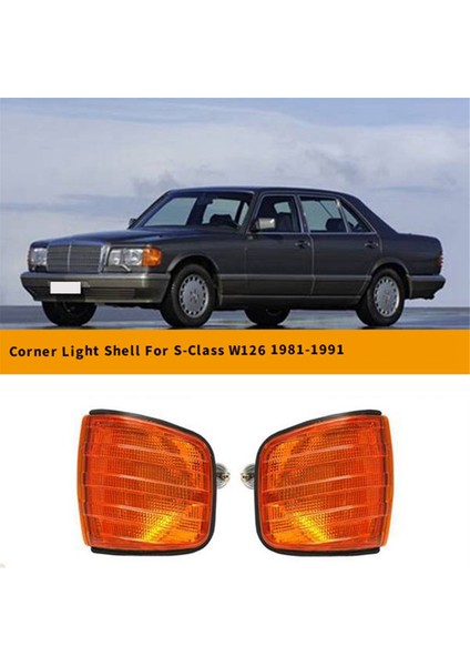 1paır Dön Sinyal Köşe Işık Kabuğu Mercedes Benz S-Serisi W126 1981-1991 Yan Köşe Işıkları Park Lambası Sarı (Yurt Dışından) fiyatları